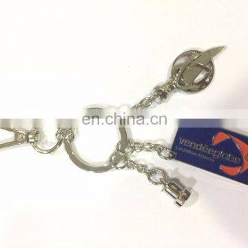 Promotion Gift Customized Design Pantone Color 3D METAL KEY RING Key Chain photo-2