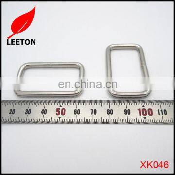 Factory supply 38mm metal bag welded rectangle buckle