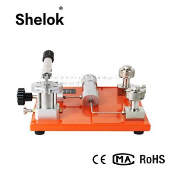 Manual Operating Desk Top Pneumatic Pressure Calibration Pumps