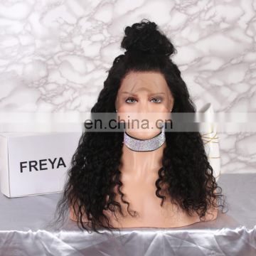 Manufacturer hand tied cheap kinky curly hair wigs