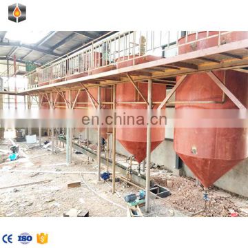 crude soyabean oil refinery plant linum oil refined production mill sunflower corn edible oil refinery line