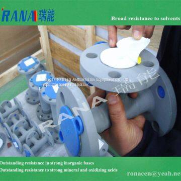 chemical resistance carbon steel lining Fluoroplastic PTFE pipeline PFA elbow ETFE tee new-PTFE pipe F40 reducer