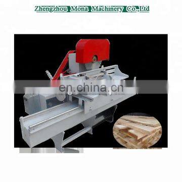 automatic electric round log table sliding cutting machine wood saw mill