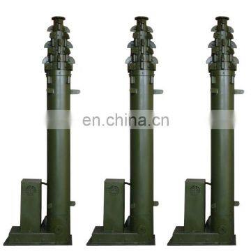 12m portable electric telescopic high mast tower