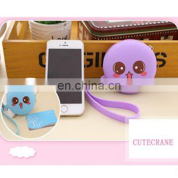 Round Mini Coin Wallets Earphones And Coin Key Assort Storage Bags Fashion Women Silicone Purse photo-5