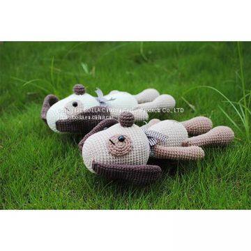 High Quality Smart Animal Cheap Cotton Toy Supplier Organic Knitted Toys photo-3