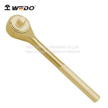 WEDO Non Sparking Aluminium DIN3122 Bronze Ratchet Wrench