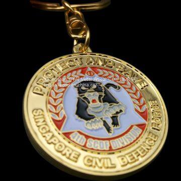 Football Key Chain With Real Madrid Logo on It. photo-3