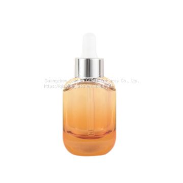 Fashionable 30Ml Skincare Cosmetic Dropper Glass Bottle For Serum