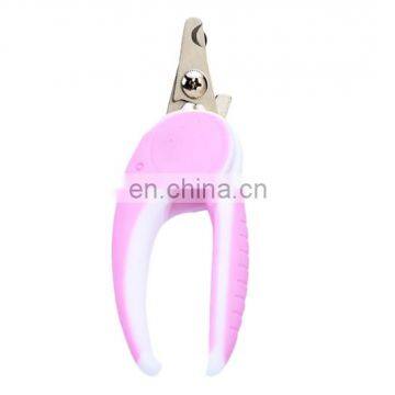 Cat Dog Nail Clippers Pet Nail Clippers File Curved Handle  Pet Cleaning Supplies