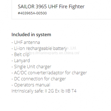 SAILOR 3965 UHF Fire Fighter photo-5