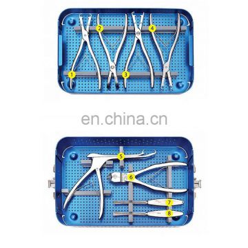 China Manufacture Surgical Titanium Rib Plate Instrument Set Trauma Instrument