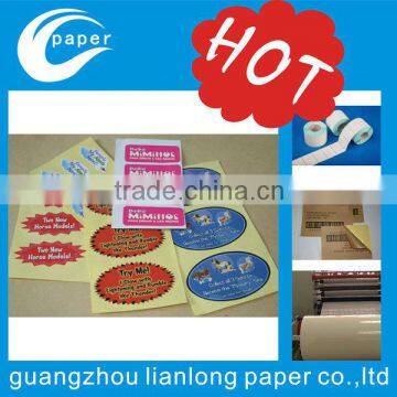 Self adhesive pet label sticker in guangzhou factory