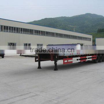 Dongfeng EQ9400TPBL Tri-axle Flatbed Semi-trailer for Sales LW photo-2