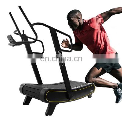 good price treadmill running machine non motorized treadmill curved self-generated treadmill sale for gym use