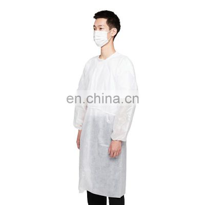 Level 1 level 2 level3 Disposable isolation gown PP+PE  waterproof long sleeve apron