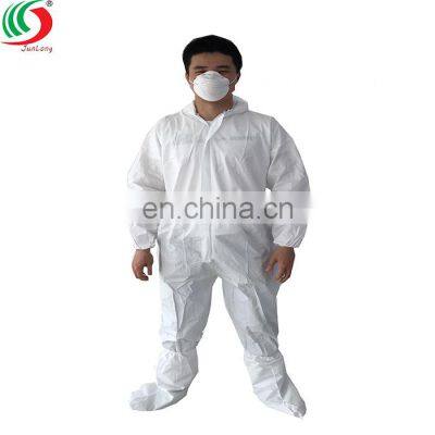 Ultrasonic Sewing Coverall For Chemical Hazard 30gsm To 70gsm Wholesale photo-3