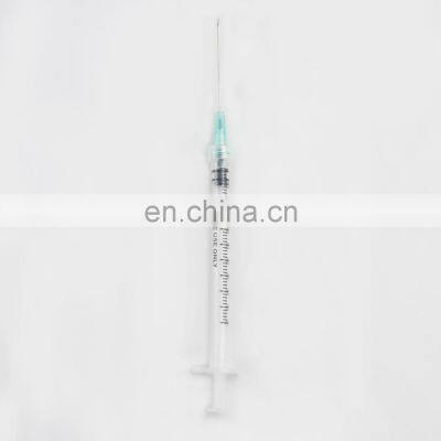 syringe 1ml safety needle  and safety injection needle