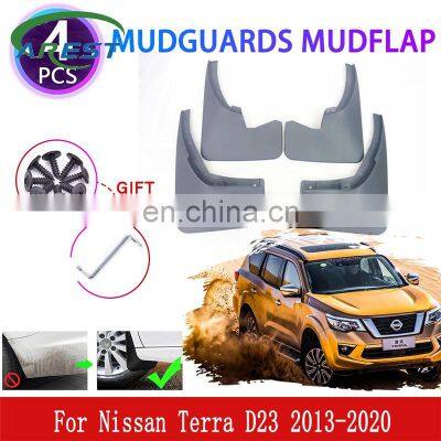 4x for Nissan Terra D23 2013~2020 Mudguards Mudflaps Fender Mud Flap Splash Mud Guards Protect Car Accessories 2015 2018 2019