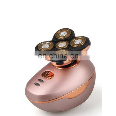 2020 New Model Waterproof Rotary Razor Beard Clipper Hair Trimmer Face 5 Headed Electric Shaver Razor Rechargeable Male Usb OEM photo-5