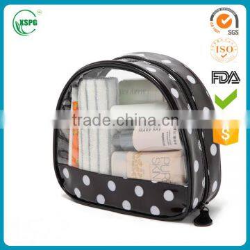 PU plastic pvc zipper bag clear window