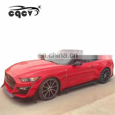 G.T.500 Look Auto Tuning Car Body for Ford Mustang 2015-2019 With Front Bumper Front Lip Diffuser