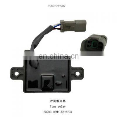 163-6703 Excavator electric parts time relay for E320C time delay relay