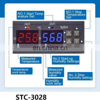 220V Digital Air Humidity Control Weather Station WH8040 Humidity Measuring Range Is 1%~99% Temperature and Humidity Control photo-3