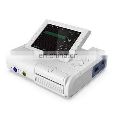 Hot sell portable CE approved ultrasound machine baby and mother CTG fetal monitor for hospital