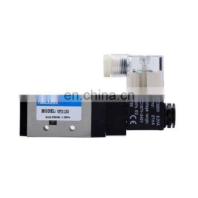 New Design VF3130 5/2 Way VF Series Stainless Steel Single Solenoid Coil DC12V DC24V Pneumatic Air Control Valve