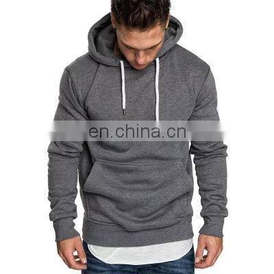 Hot sale men's wholesale custom brand fleece plus size casual sports hoodie top crop S-5XL