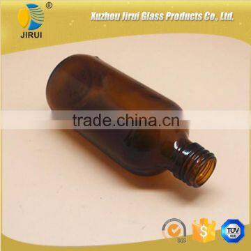 120ml Amber Boston Glass Bottle photo-2