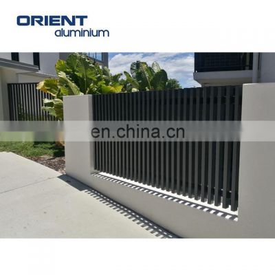 Factory Direct Fencing- Aluminium Slats fence-Diseno de patio-Cercas perimetrales