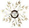 Leaf Design Metal Clock photo-2