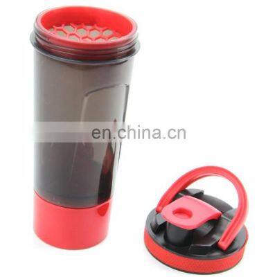 Hot Selling Design Plastic Protein Shaker Cup Sport Shaker Bottle