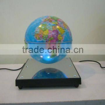 base system magnetic floating globe fascination levitating globe display with led spinning world globe for gift item