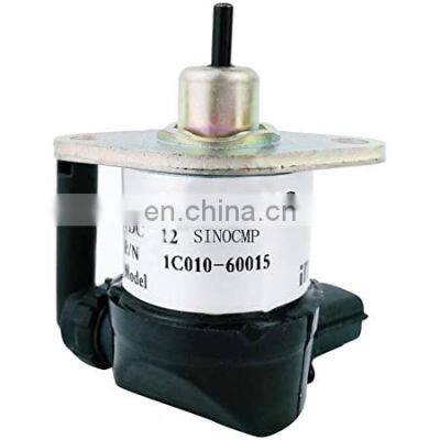 12V Stop Solenoid 1C010-60010  1C010-60015 for Tractor M6800 M8200 M9000 parts