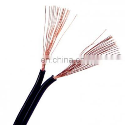 PVC flexible flexible flat tin copper braided wire 2.5mm flexible copper electrical wire