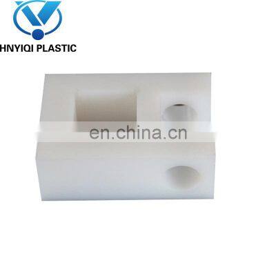 White UHMWPE Machined Parts -Dragon Conveyor Flight Paddle