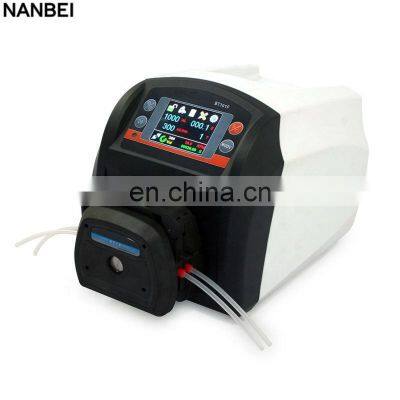 Intelligent dispensing peristaltic pump LCD display multi-channels peristaltic pump filling system