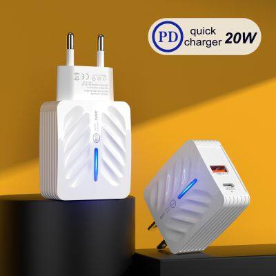 EU US Plug Mobile Phone Charger PD Charger Phone Charger Adapter for Smartphone for Iphone photo-4