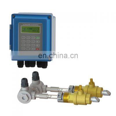 Taijia 4-20ma output industrial water flow meter prices online  Transit-time ultrasonic flow meter portable