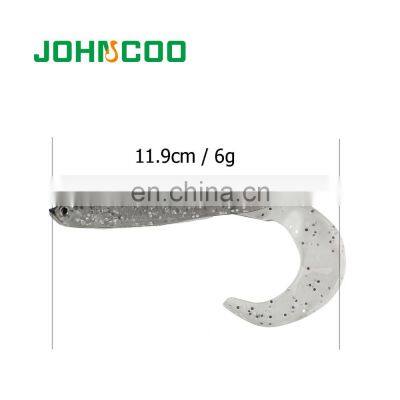 JOHNCOO 12cm 6g Large Soft Fish 4pcs Realistic Plastic Fish Pike Soft Fish Lure photo-5