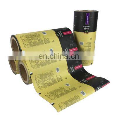 Custom Printing Laminated Material PET Sealing Food Packaging Pouch Aluminum Foil Coffee Packaging Film Roll photo-2