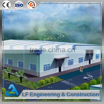 Prefabricated steel warehouse building