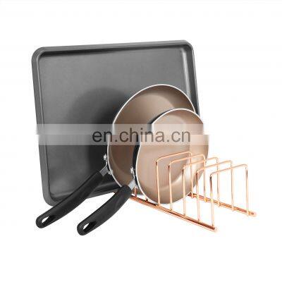 HOT SELL Kitchen Cupboard Organizer for Large Plates Cutting Boards Pots Pans Serving Trays Lids Baking Sheets