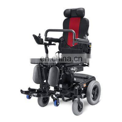 FS129 Knee Support Aluminum Luxury Power Standing Electric Wheelchair for Disabled People photo-4