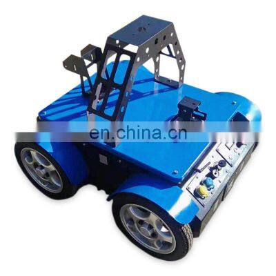 Export to UAE commercial robot AVT-W8 wheeled robot chassis be used better in a humid environment with low noise for patrol