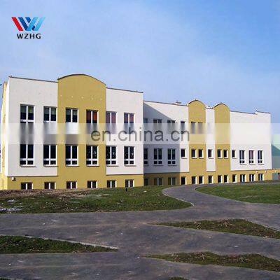 china factories Long Span Prefabricated Steel Structures industrial prefab metal school building