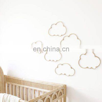 Decorative Woven Skye Rattan Cloud Wall Decals WIcker Wall Decoration Wholesale Vietnam Supplier photo-3